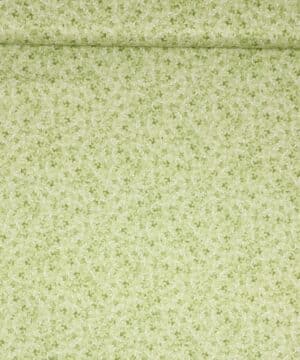 Små blomster i grønne nuancer - Patchwork - P&B Textiles