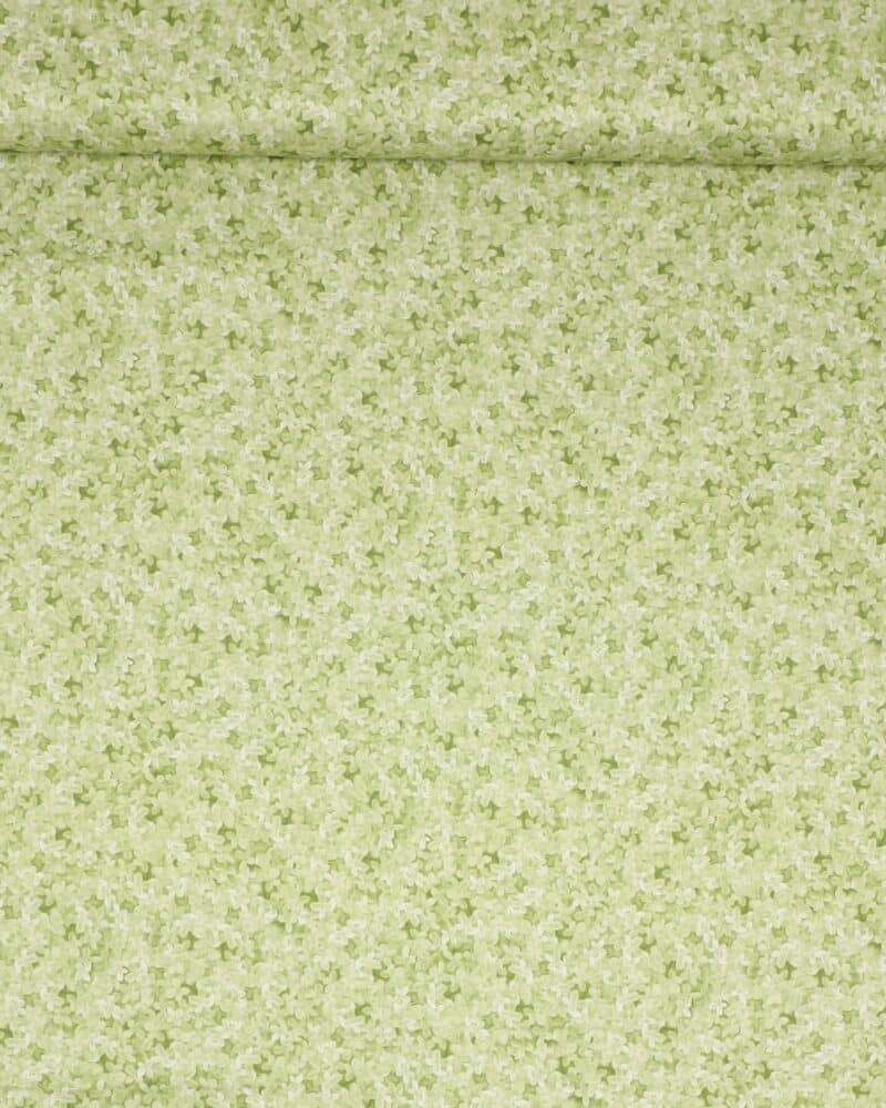 Små blomster i grønne nuancer - Patchwork - P&B Textiles
