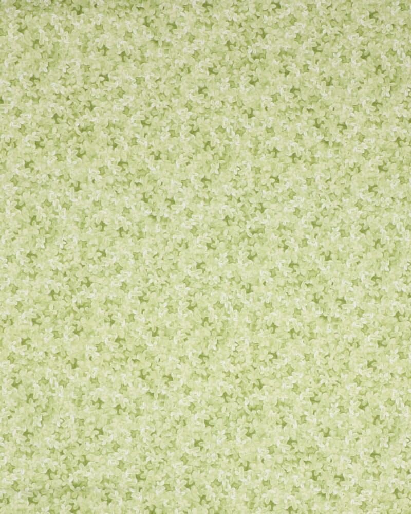 Små blomster i grønne nuancer - Patchwork - P&B Textiles