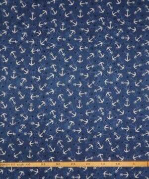 Anker på blå - Patchwork - Wilmington prints