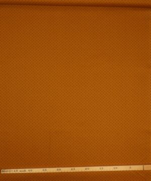 Småt mønster karryfarvet bund - Patchwork - Stoffabrics