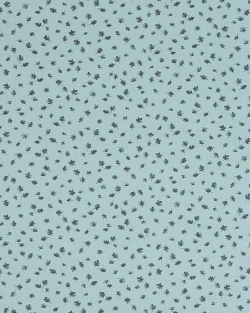 Små blomster på lyseblå - Patchwork - Stoffabrics