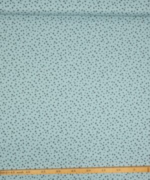 Små blomster på lyseblå - Patchwork - Stoffabrics