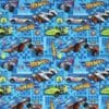 Hot wheels på lyseblå bundfarve - Jersey - Info mangler