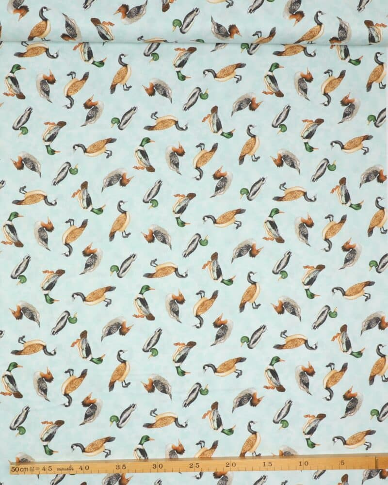 Down by the lake, ænder - Patchwork - Wilmington prints
