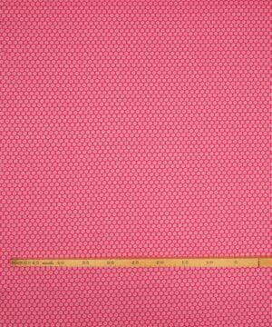 Småt blomstermønster, pink - Jersey - Info mangler