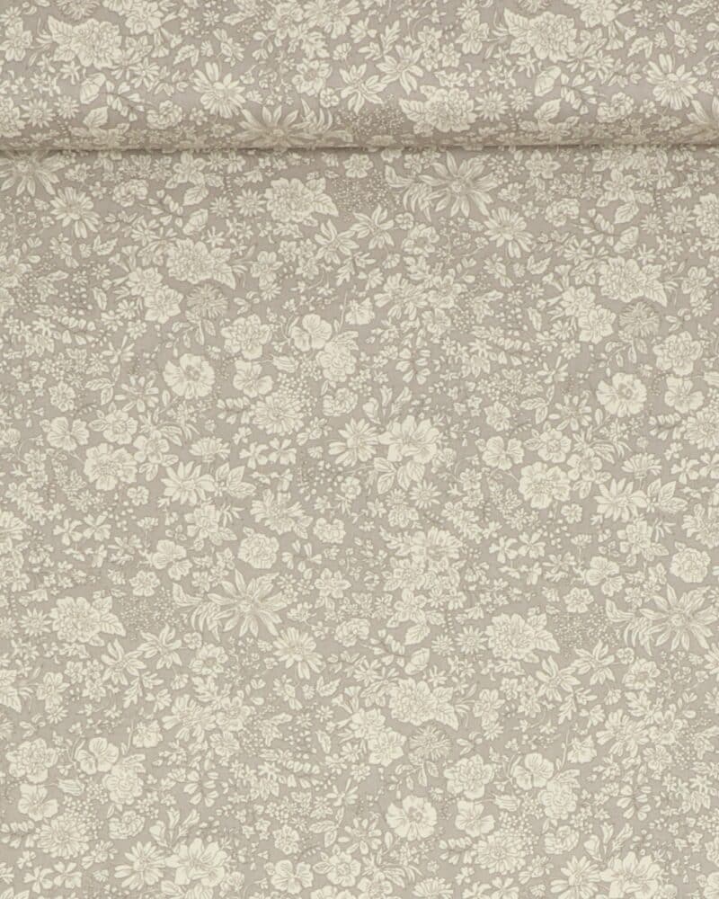 The Emily Belle collection, grå/hvid - Liberty - Liberty Fabrics