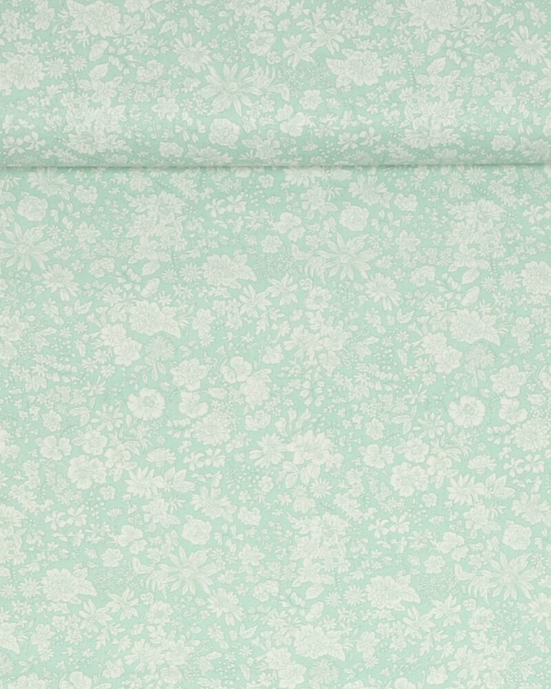 The Emily Belle collection, mint/hvid - Liberty - Liberty Fabrics