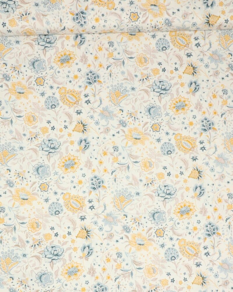 The artist´s home collection, blomster på hvid - Liberty - Liberty Fabrics