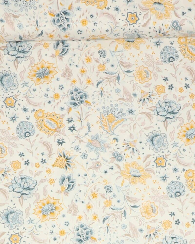 The artist´s home collection, blomster på hvid - Liberty - Liberty Fabrics