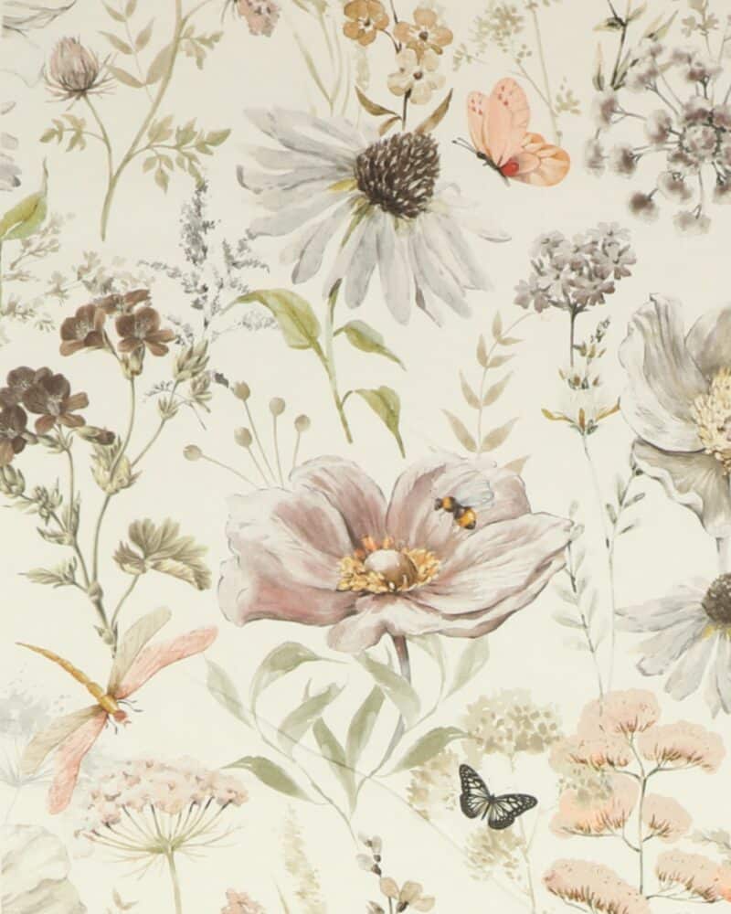 Blomster, bier og sommerfugle - Boligtekstil - Pagunette