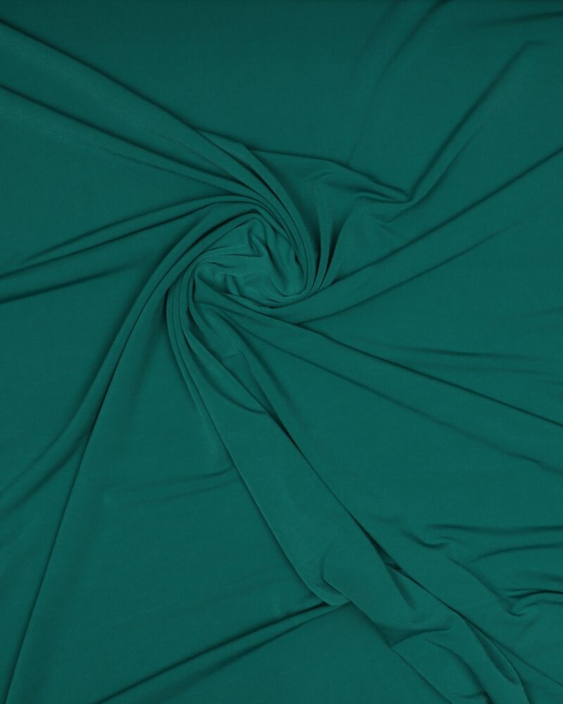 Mørk grøn - Polyester jersey - Info mangler