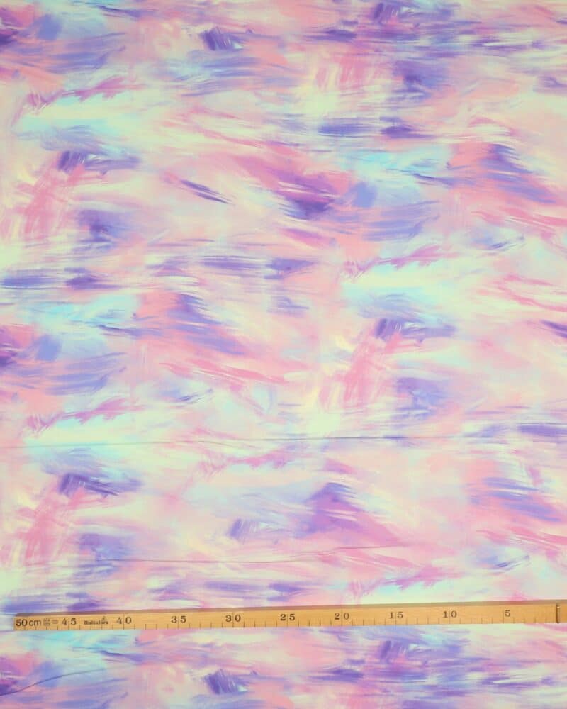 Luminous daydream, penselstrøg m. lilla - Patchwork - RJR Fabrics
