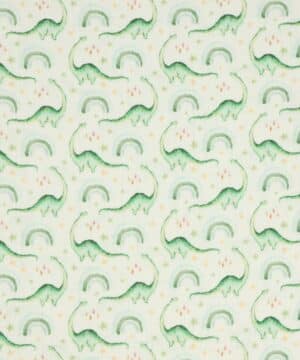 Langhalset dinoer - Double Gauze blestof/musselin stof - Swafing