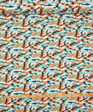 Camouflage, Militær jersey i turkis/orange