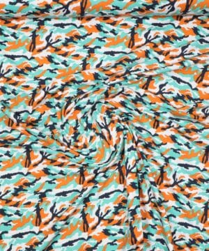 Camouflage, Militær jersey i turkis/orange
