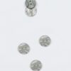 Grå med sølvglimmer - 12 mm -
