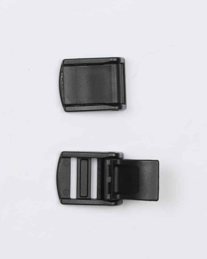 Spænde (Jam lever), sort 25 mm -