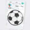 Fodbold sort/hvid, 65 mm - Strygelap -