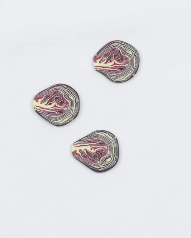 Rødkål - 15x18 mm -