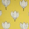 Store blomster på limegrøn - Boligtekstil - Pagunette