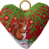 Egern i hjerte - 8x7 cm -