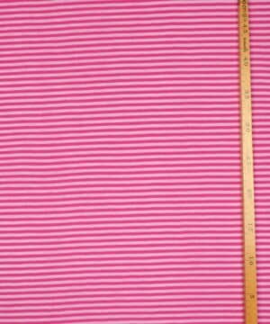 Pink/lyserød striber - Uld - Info mangler