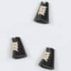 Sort skind m. snøre - Endestopper -