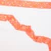 Elastisk blonde, orange med gule palietter - 40 mm -