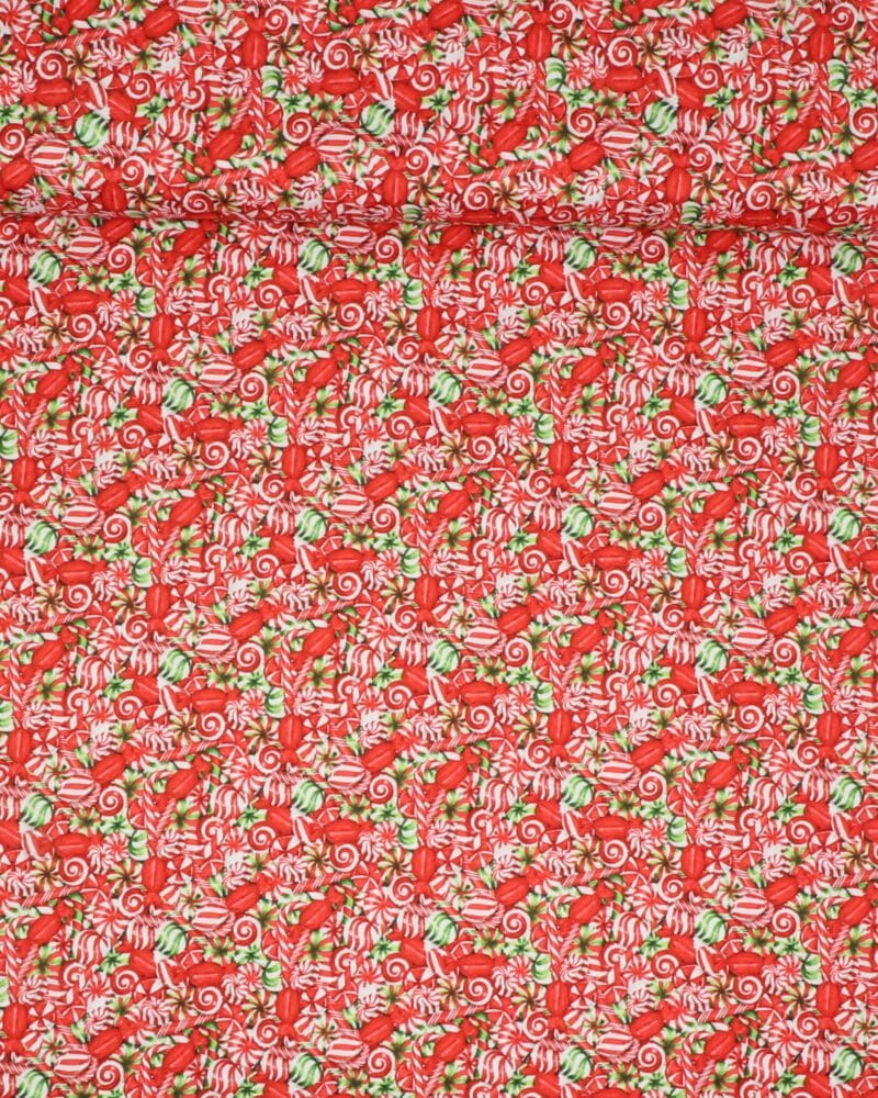 Peppermint candy, juleslik - Patchwork - Northcott