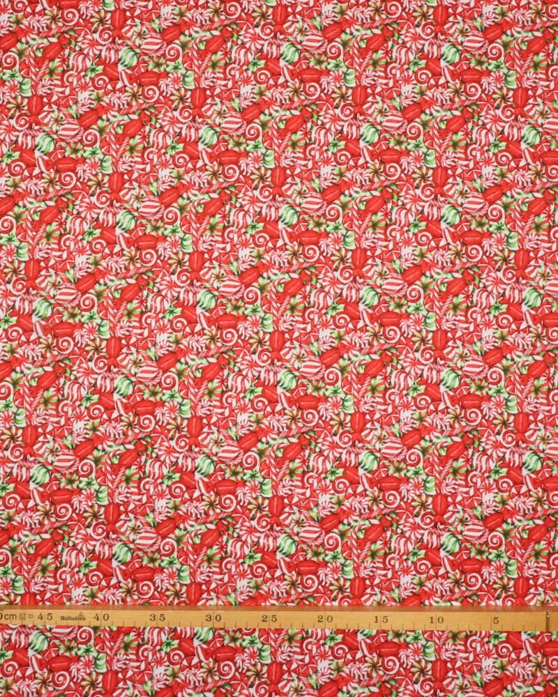 Peppermint candy, juleslik - Patchwork - Northcott