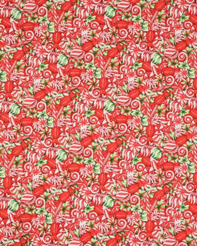 Peppermint candy, juleslik - Patchwork - Northcott