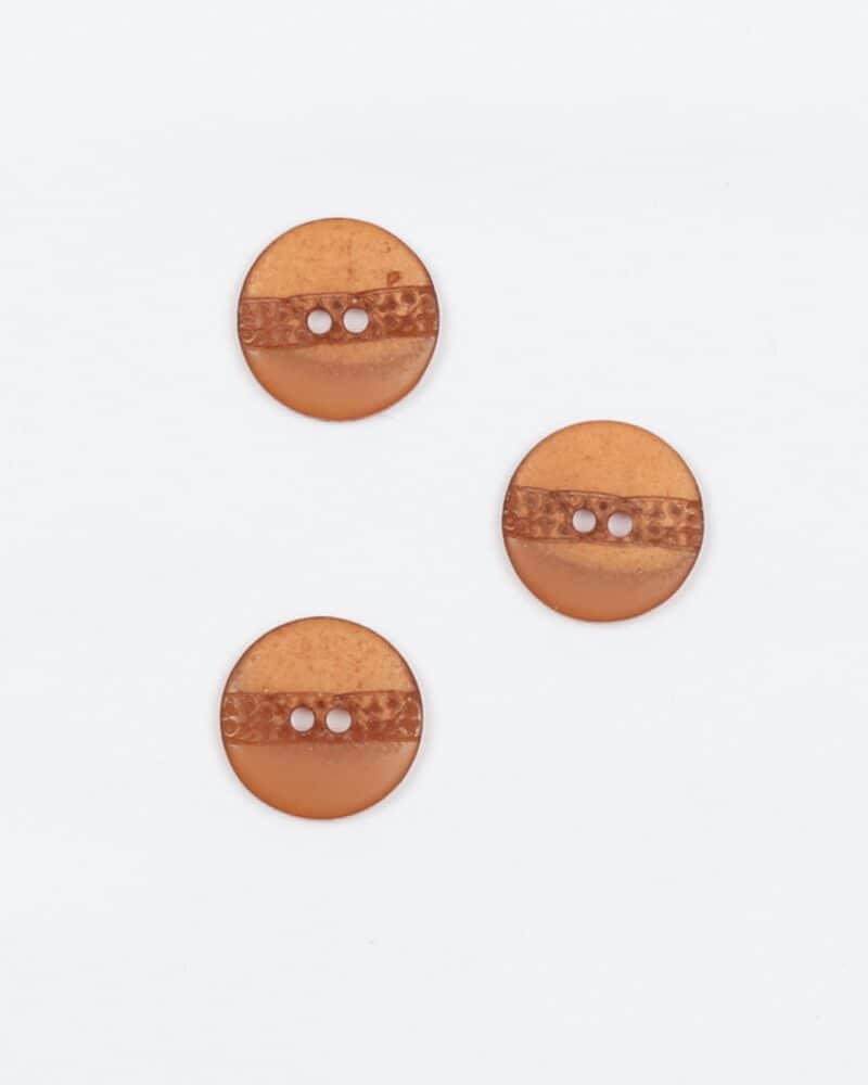 Brændt orange - 15 mm -