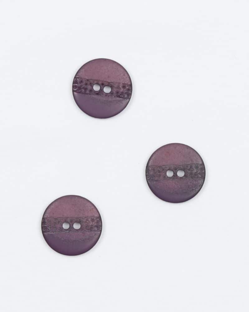 Aubergine m. mønster - 15 mm -
