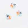 Hvid m. sommerfugle - 13 mm -