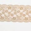 Elastisk blonde, lysebrun - 150 mm -