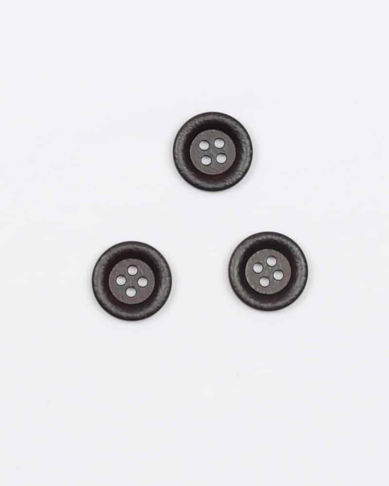 Træknap, sort - 18 mm -