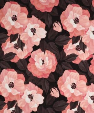 Melli, store blomster- French Terry - Swafing