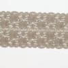Elastisk blonde, lys vissengrøn - 130 mm -