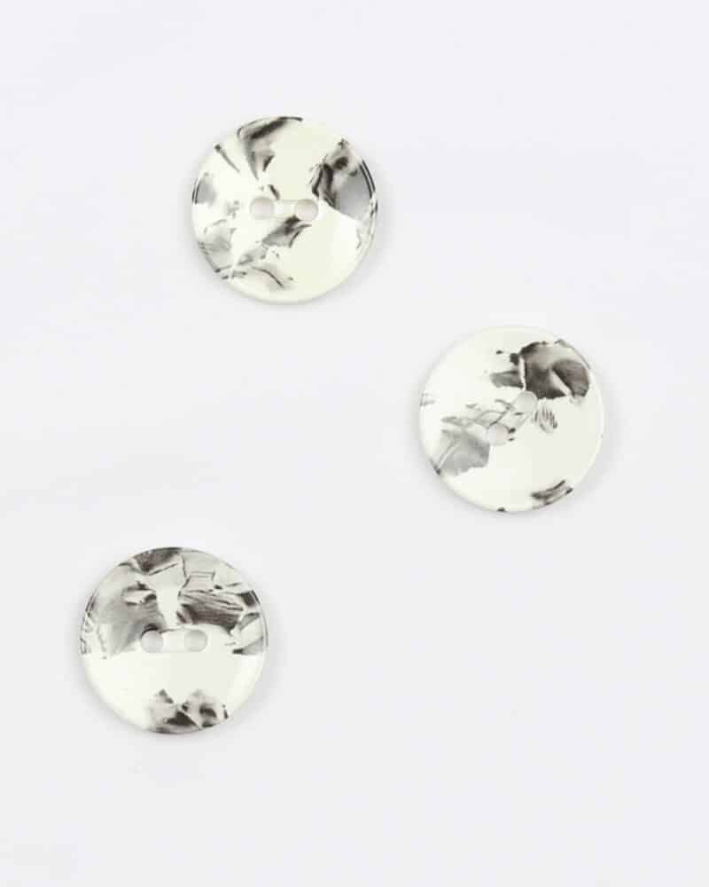 Offwhite, grå, sort - 20 mm -