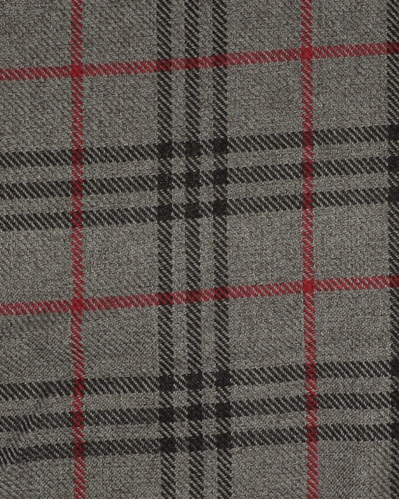 Tern, grå/mørkegrå/rød - Uld/polyester - Info mangler