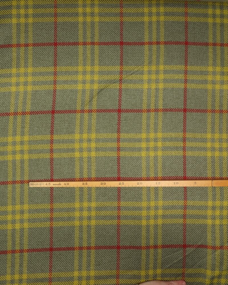 Tern, vissengrøn/lime/rød - Uld/polyester - Info mangler