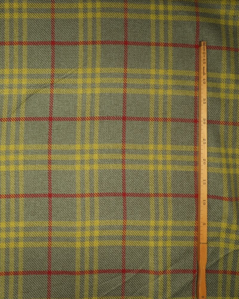 Tern, vissengrøn/lime/rød - Uld/polyester - Info mangler
