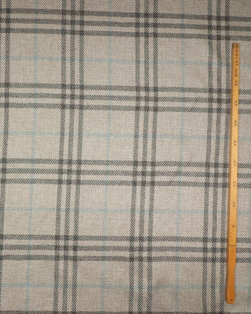 Tern, sand/grå/lyseblå - Uld/polyester - Info mangler