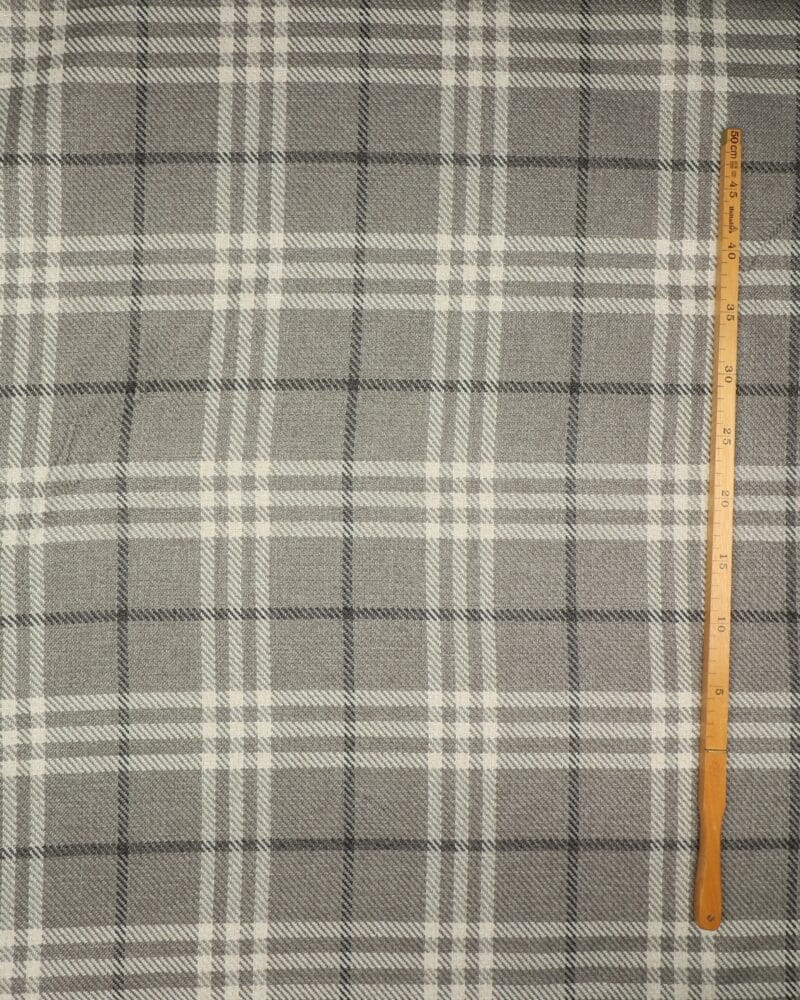 Tern, lysegrå/grå/offwhite - Uld/polyester - Info mangler
