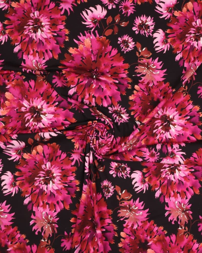 Stor geogine - Jersey - Stoffabrics