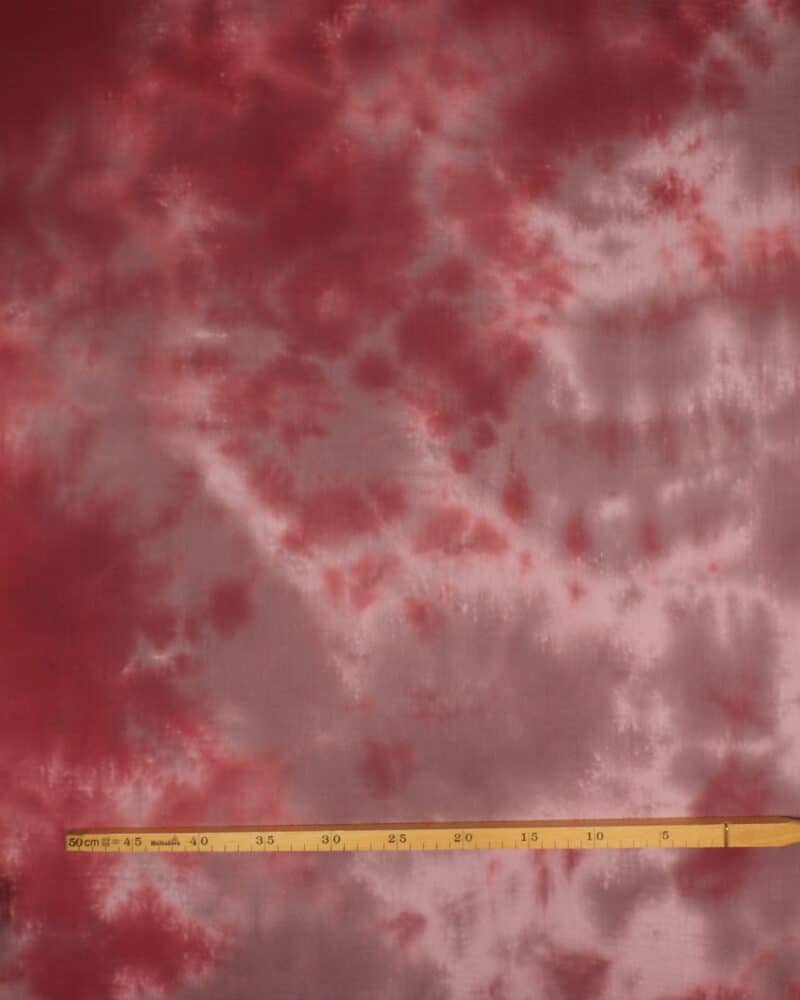 Rosa/gammelrosa batik - Double Gauze blestof/musselin stof - Swafing