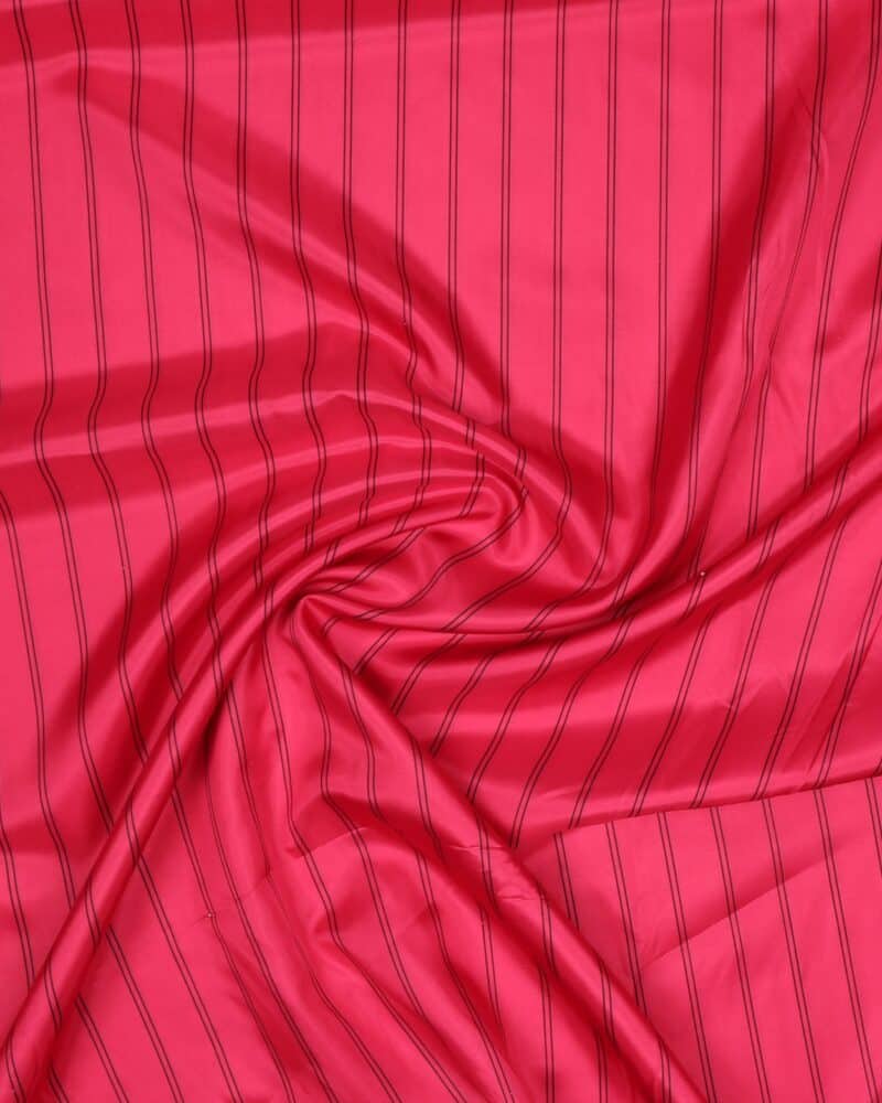 Acetat foer - Pink m. sort stribe - Info mangler