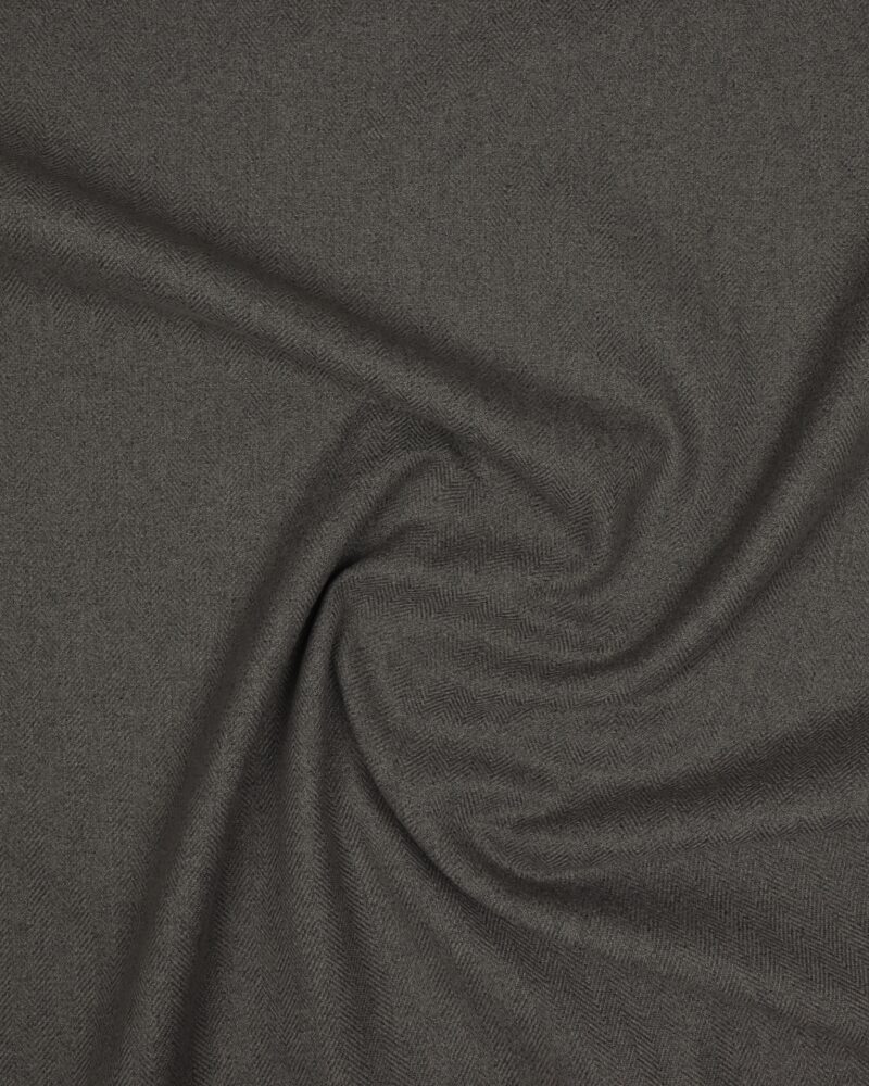 Mørk grå - Uld/polyester - Info mangler