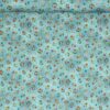 Button Buds, små knapblomster på blå bund - Patchwork - Timeless Treasures Fabrics of SoHo